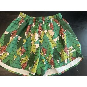 BOA‎ Men's Bigfoot Printed Half Split Running Shorts – XS